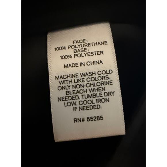 Express Faux Leather Mini Skirt Women's  10 Front Zipper - Picture 6 of 6